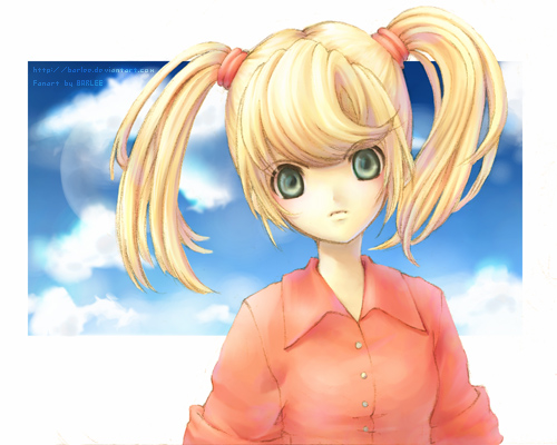 Cindy and clouds, by barlee